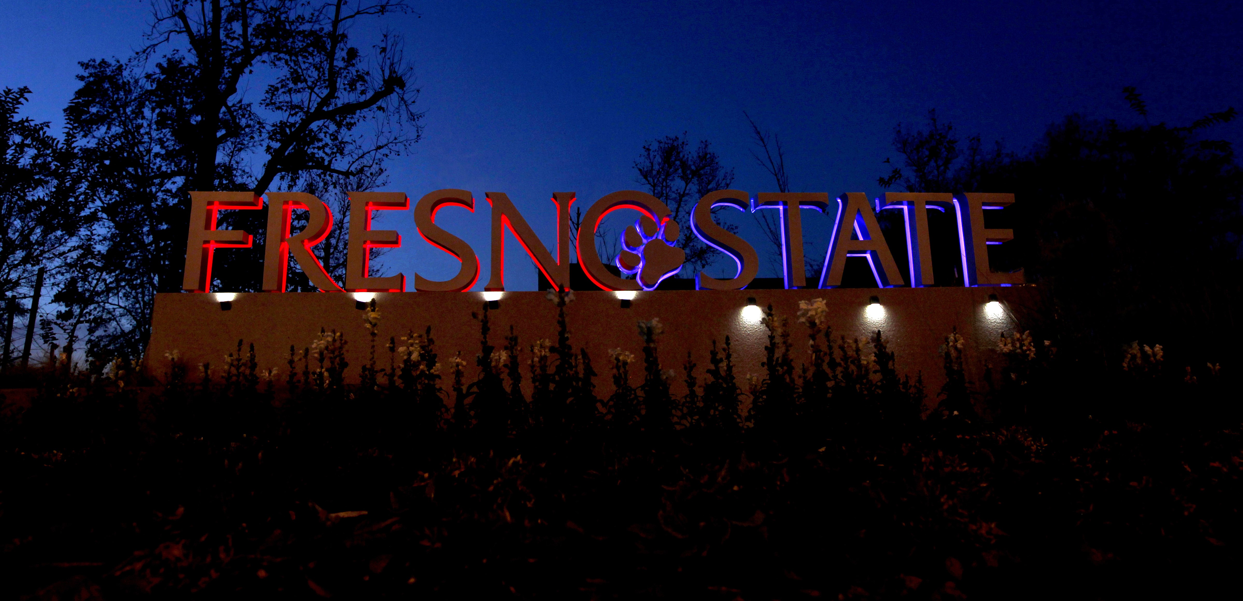 Cover Photo of Fresno State Campus Sign